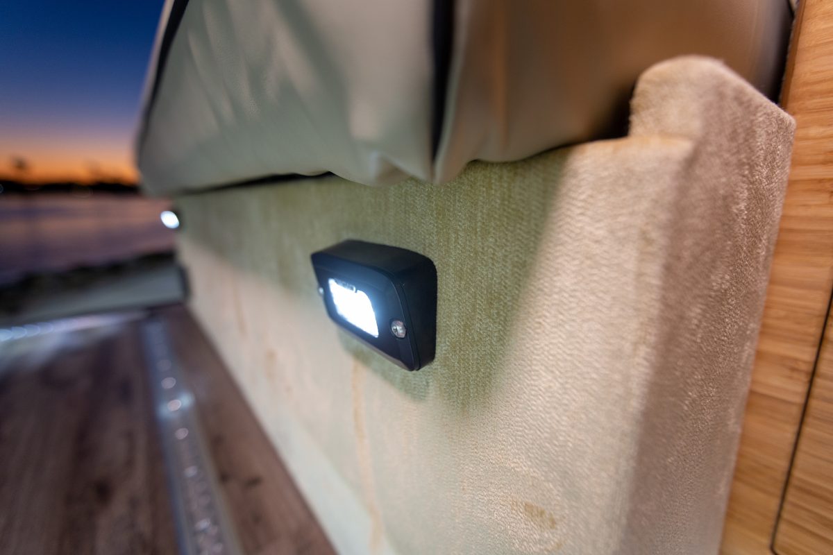 Camper van lighting El Kapitan Van Conversions