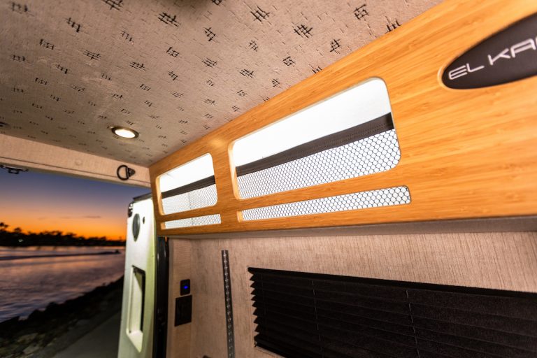 Camper van lighting El Kapitan Van Conversions
