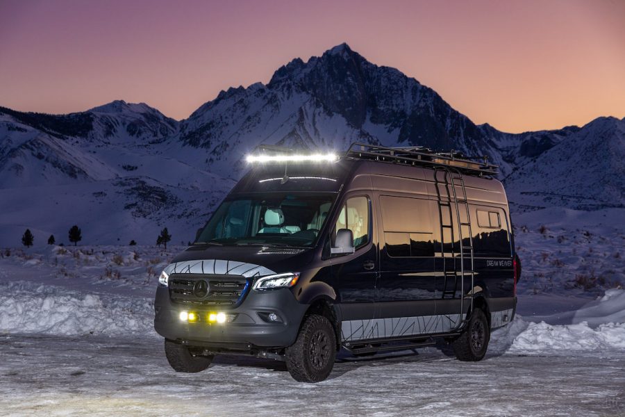 Camper van lighting El Kapitan Van Conversions